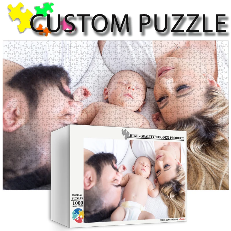 Jigsaw Puzzle Adult - Photo Custom Jigsaw Wooden Personalized Puzzle